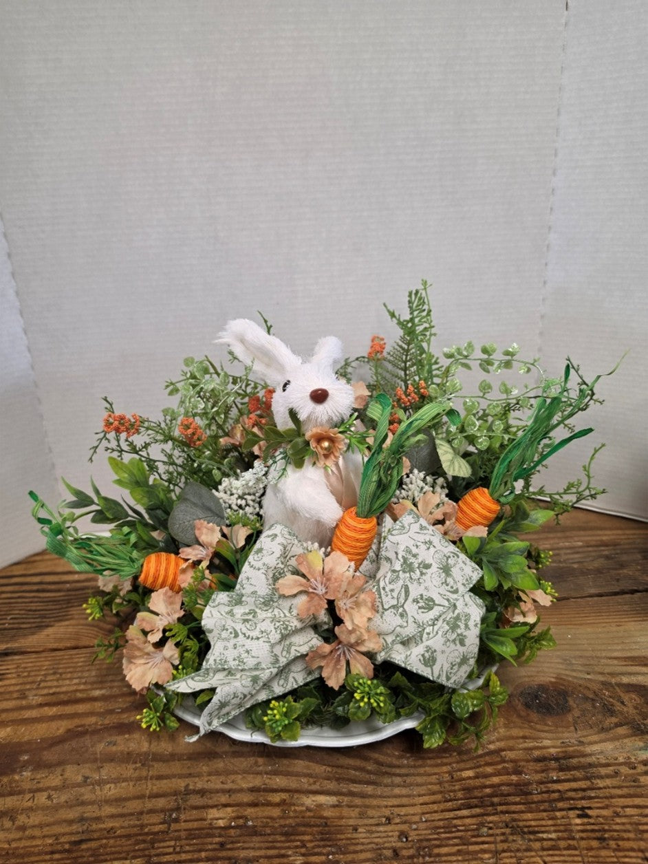 Easter White Bunny Spring
