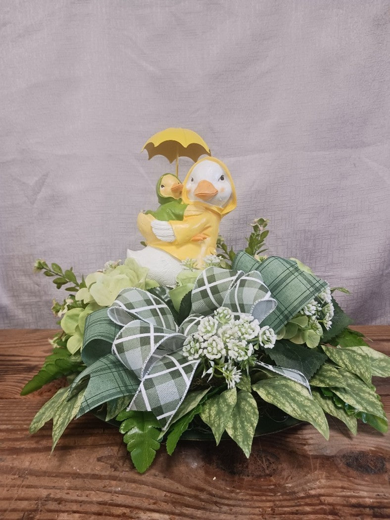 Yellow Ducky in Sea of Green