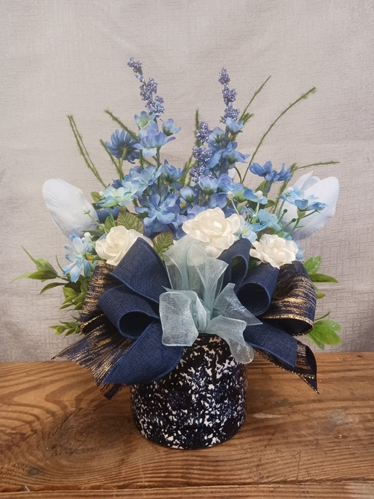 Blue and White Summer Arrangement