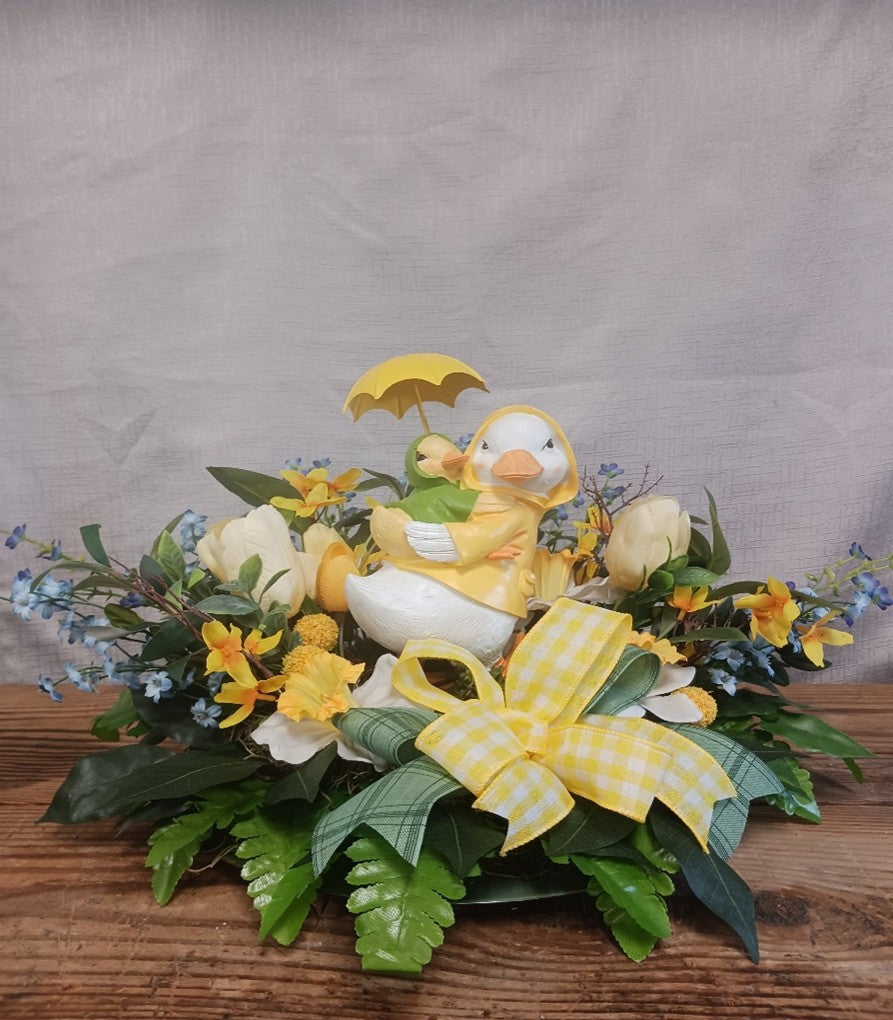 Yellow Ducky with Yellow and Blue